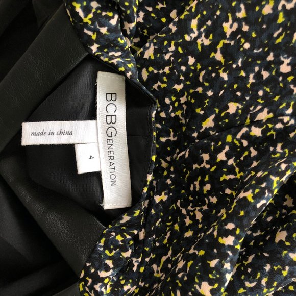 BCBGeneration Faux Leather Strap Dress - Picture 7 of 7